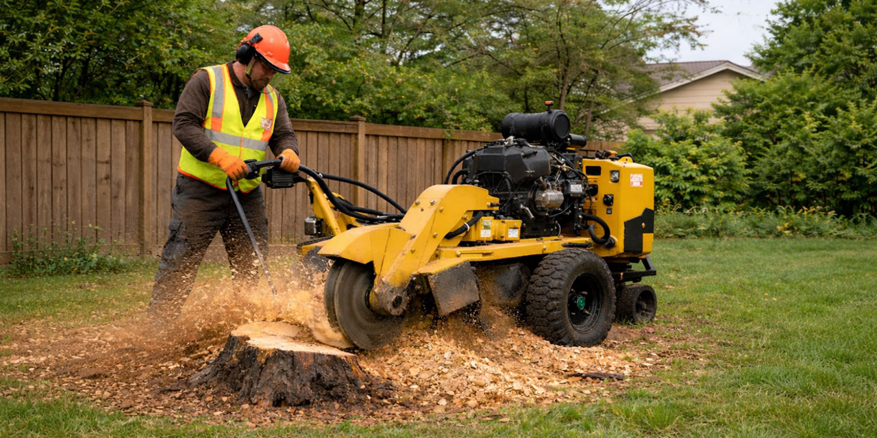  Services: stump-grinding