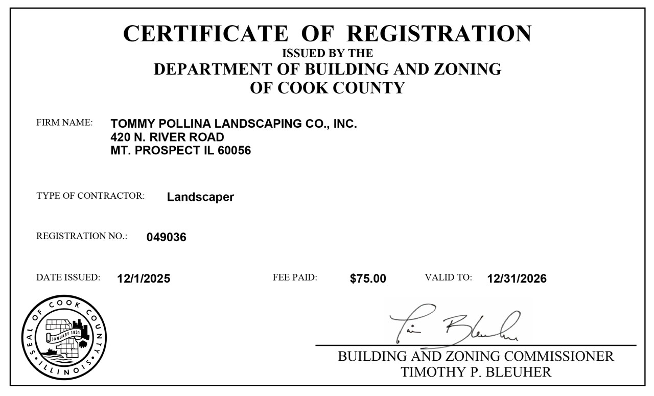  Contractor Registration Certificates