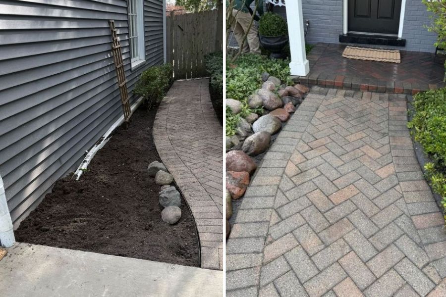 Hardscape Driveway in Park Ridge - Landscaping