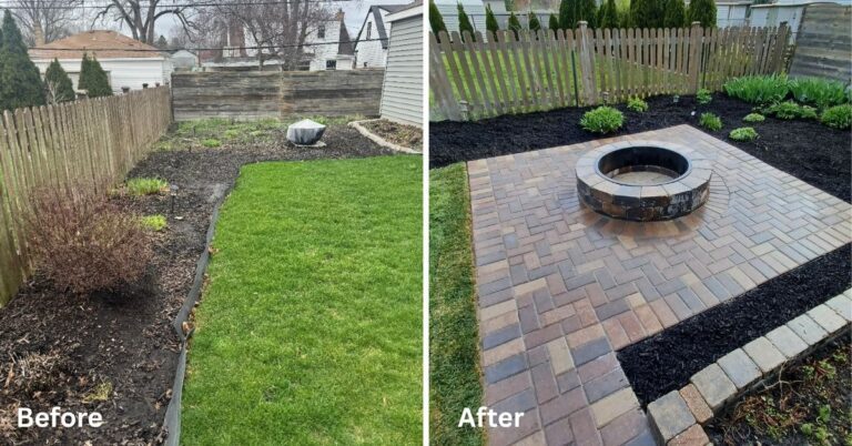 Completed Patio and Project in Kenilworth 
