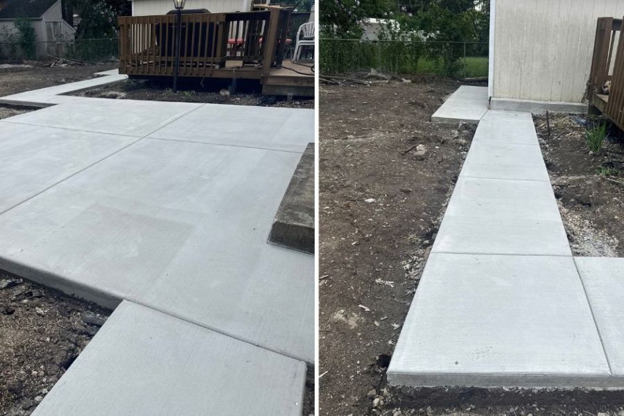 Hardscape patio installation in Mount Prospect - Landscaping