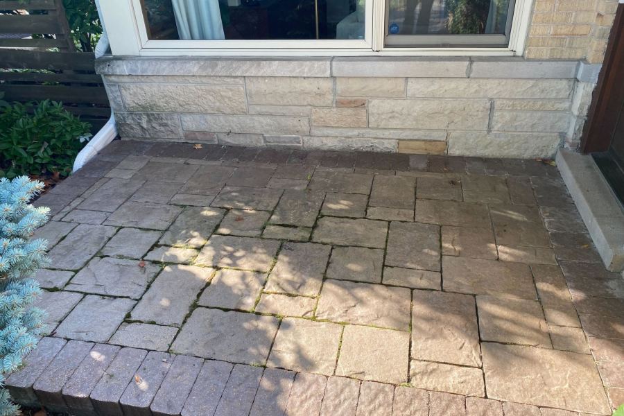 Hardscape Walkway stoop In Park Ridge - Landscaping