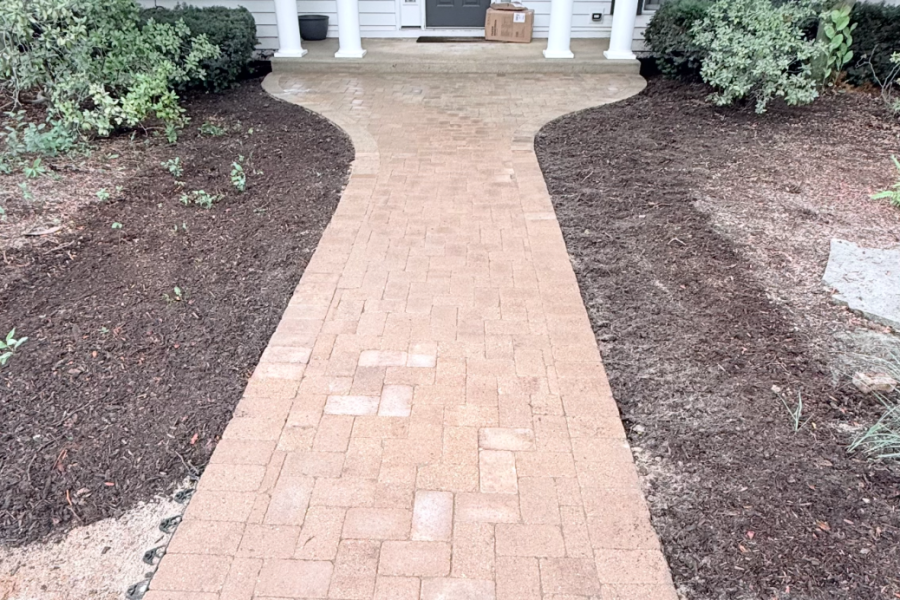 Hardscape walkway in Harwood Heights - Landscaping