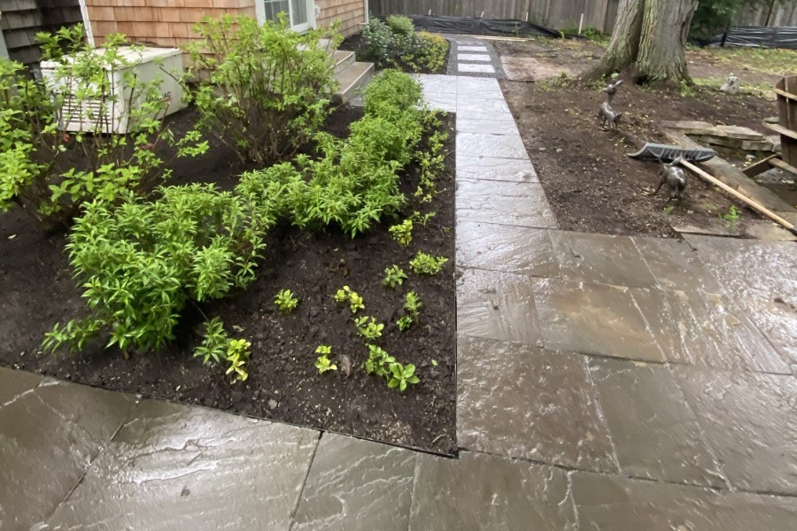 Walkway Hardscape in Inverness - Lanscaping