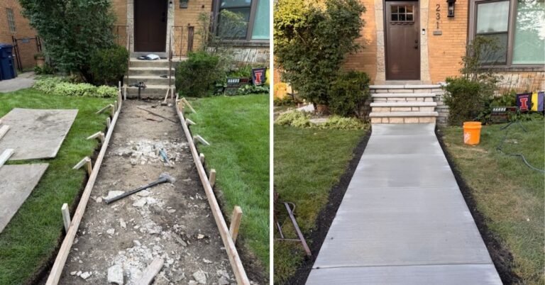 Hardscape Walkway in Lake Bluff - Landscaping