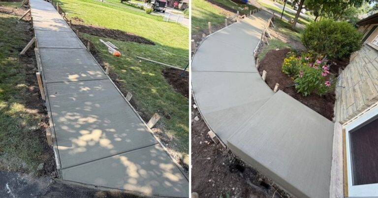 Hardscape Walkway in Long Grove - Landscaping