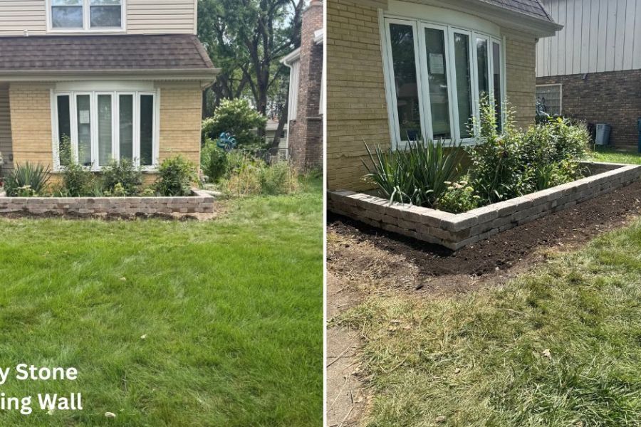 Hardscape Retaining Wall in Mount Prospect 