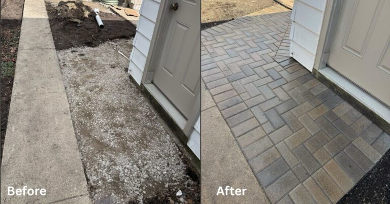 Winnetka Drainage Hardscape Patio - Lanscaping