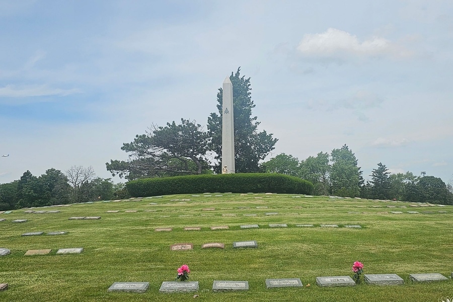 cemetery monument headstone landscape management Chicago  - Landscaping