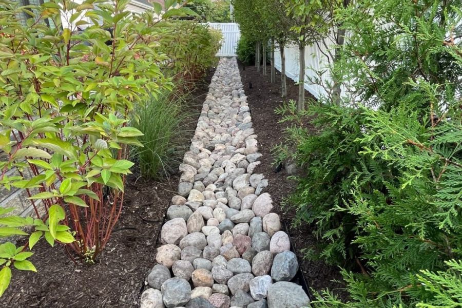 Drainage River Rock / Park Ridge  - Landscaping