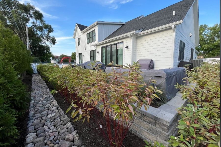 Drainage River Rock / Park Ridge  - Landscaping