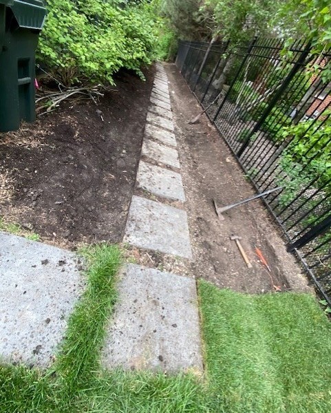 Drainage Swale / Glenview  - Landscaping