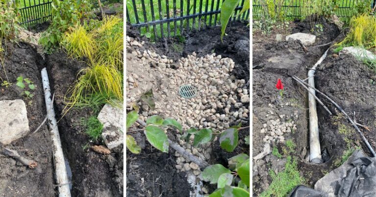 PVC Drainage in Chicago - Lanscaping