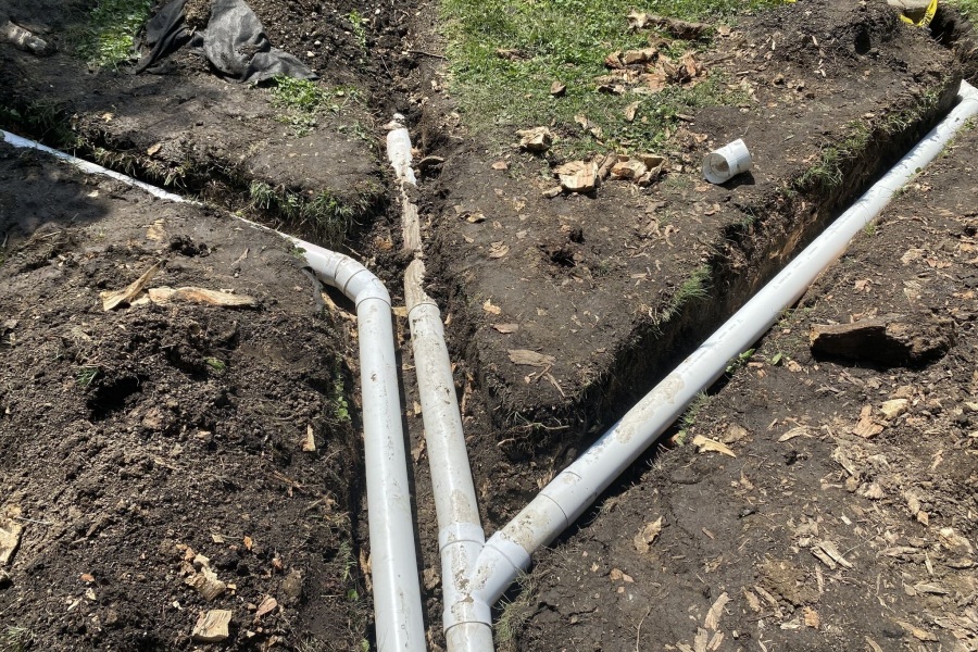 drainage  / Glenview  - Landscaping