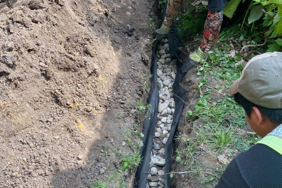 drainage_install / Northbrook  - Landscaping