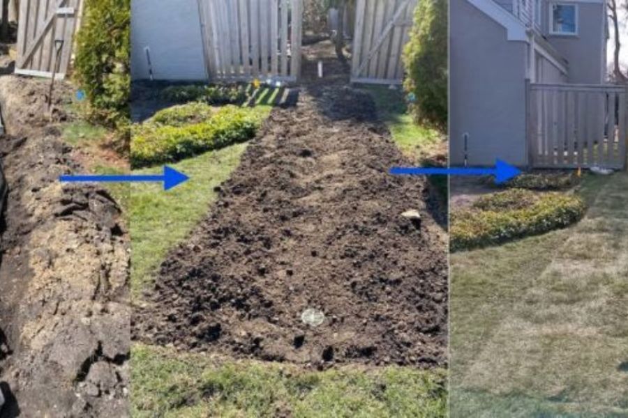 Glencoe drainage - Landscaping