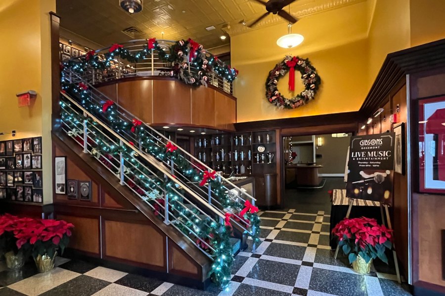 Holiday Decor Lights Stairs Holiday