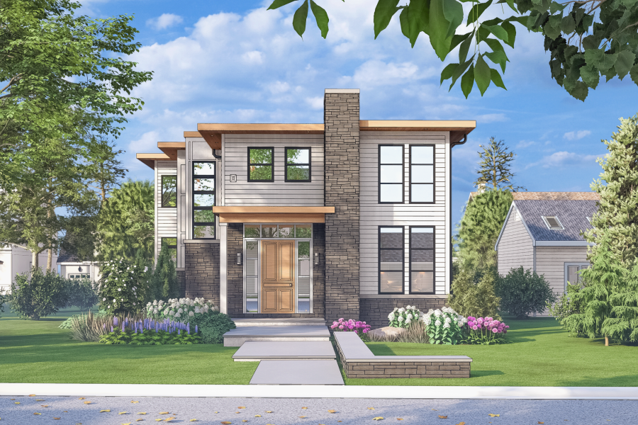 Custom Landscape Design Rendering and 3D Visualization - Lanscaping