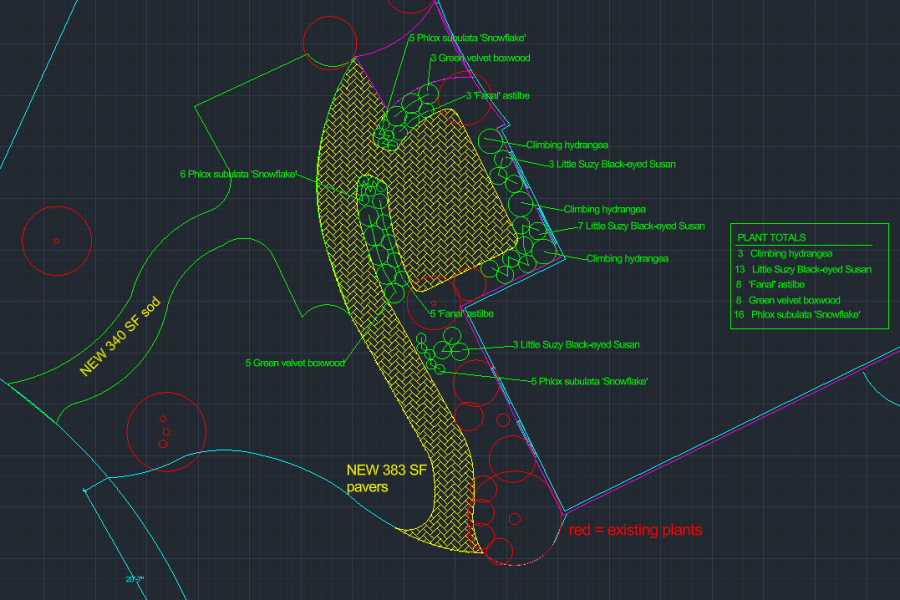 Design Sketch - Lanscaping
