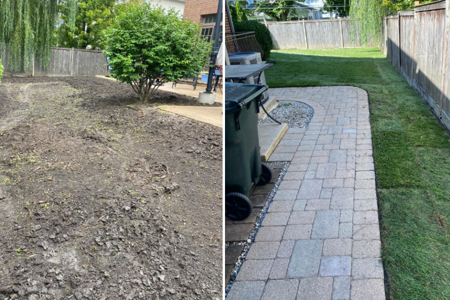 Landscape Installation in Edison Park - Landscaping