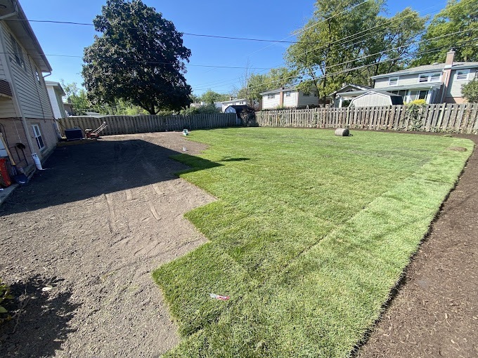 Landscape Sod Installation Glenview  Barrington - Landscaping