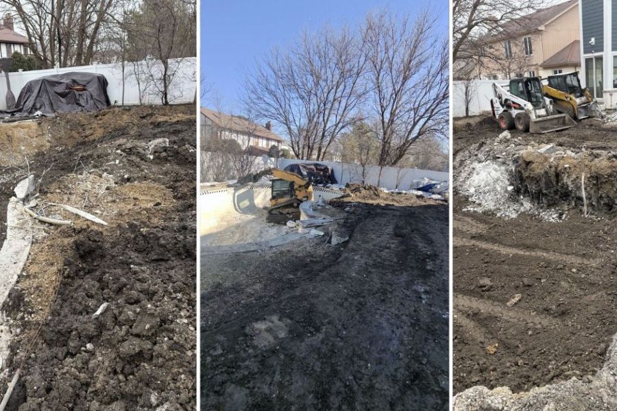 Deerfield Pool Removal Project - Landscaping