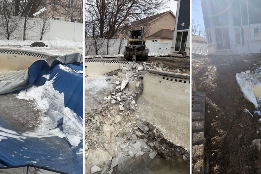 Deerfield Pool Removal Project - Landscaping