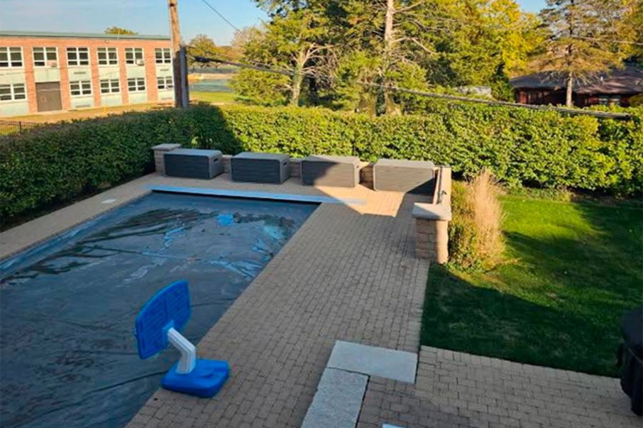 Winnetka Pool Removal Project   Before - Landscaping