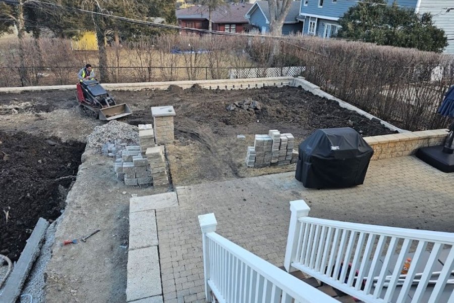 Winnetka Pool Removal Project - Landscaping