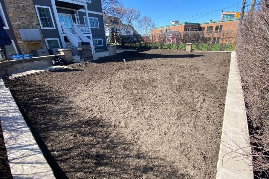 Winnetka Pool Removal Project - Landscaping