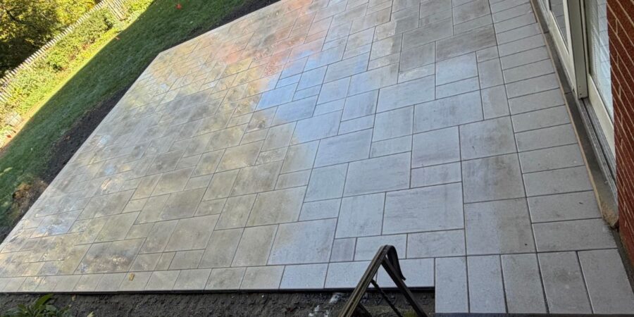 Brick Paver Patio Installation Project in Norwood Park, IL
