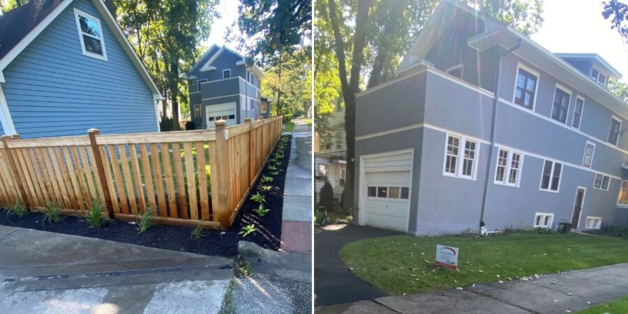 Brick Paver Walkways & Landscape Planting Project in Deerfield, IL