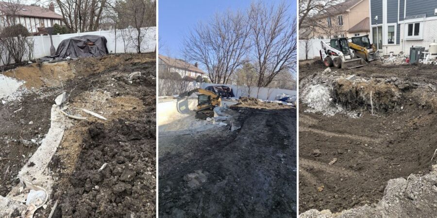 Deerfield IL Pool Removal and Backyard Landscape Transformation Project