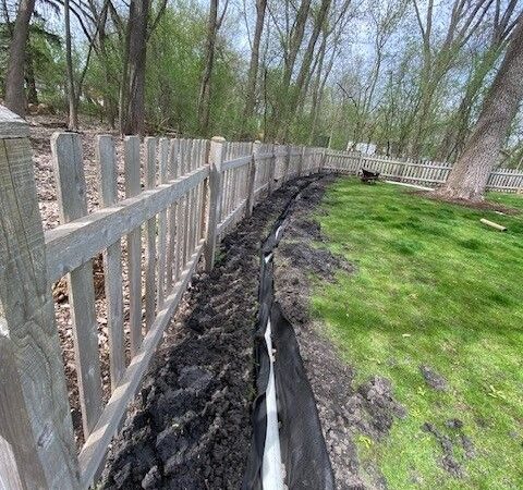 Massive Drainage Project Install in Lake Zurich
