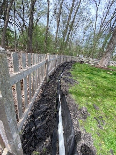 Massive Drainage Install in Lake Zurich 2
