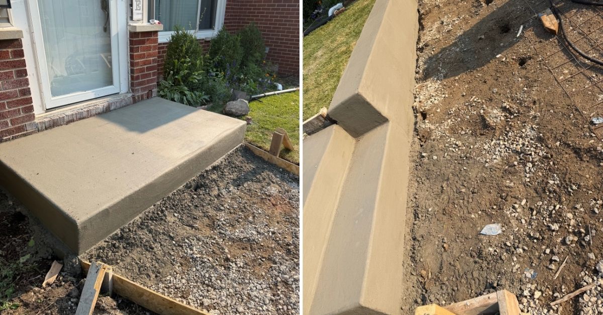 Concrete driveway installation in Lake Forest, IL