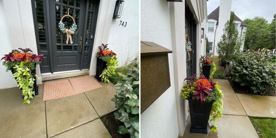 Seasonal Planter Design & Installation Project in Chicago, IL