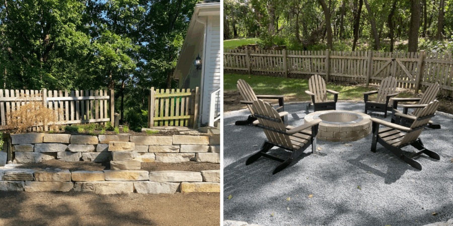 Lake Zurich outdoor enhancement and planting project
