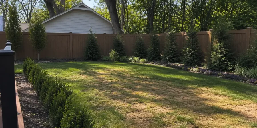 Protect your landscaping from extreme summer heat affecting patchy residential lawn areas, planting beds, and shrubs.