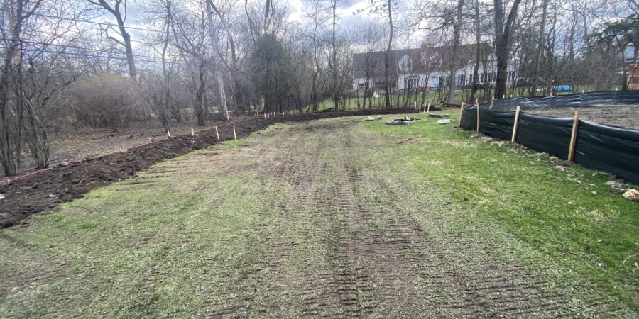 Northfield Yard Drainage and Grading Correction for Permit Compliance with Civil Engineer Approved Landscape Solutions